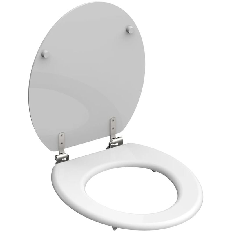 

SCHÜTTE Tapa de váter WHITE núcleo de madera - Blanco