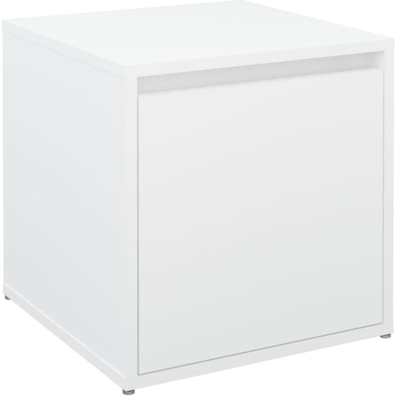 Schubladenbox Weiß 40, 5x40x40 Cm Holzwerkstoff Vidaxl