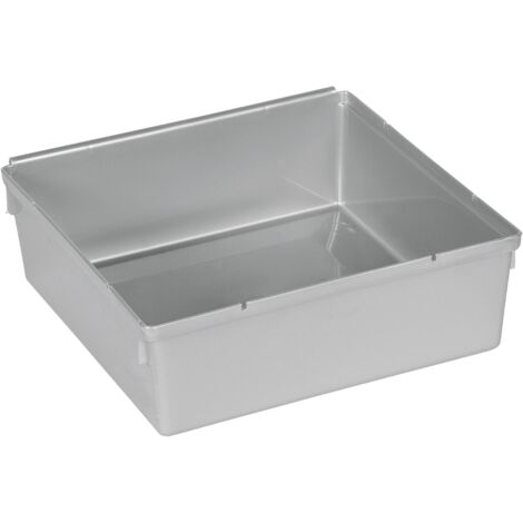 Schubladeneinsatz 15x15x5cm silber
