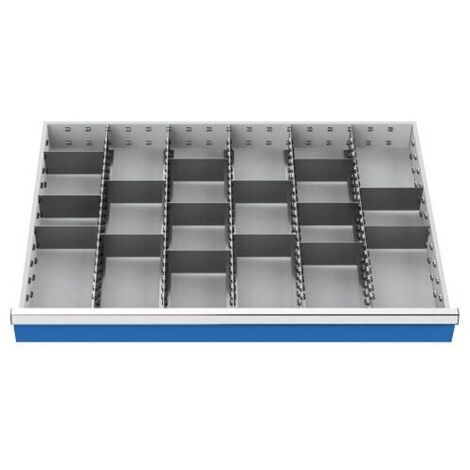 Schubladeneinteilung R 36-24 mit Metalleinteilung für Front 150 mm Maße in mm (BxT): 900 x 600