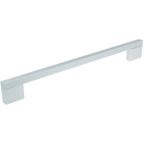 Schubladengriff 256mm Lochabstand Chrom matt Möbelgriff Küchengriff Zuggriff