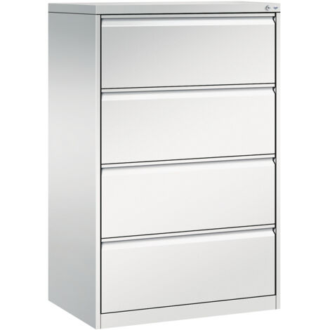 Schubladenschrank Acurado H1357B787T590mm ergonomisch Lichtgrau C+P