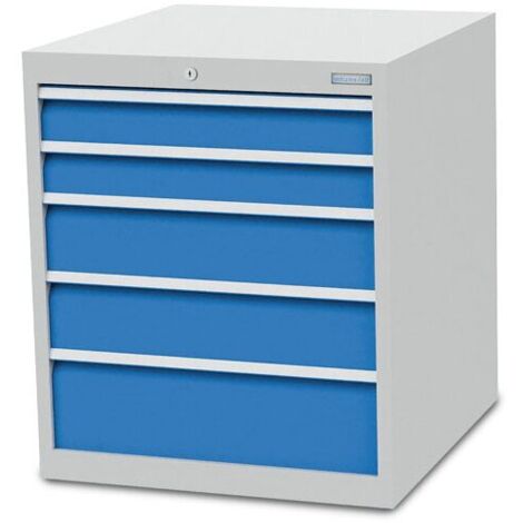 Schubladenschrank Tiefe 736, R 24-24, 5 x Schublade Maße in mm (BxTxH): 705 x 736 x 819