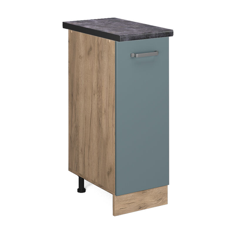 Vicco - Apothekerschrank R-line, Blau-grau, 30 Cm , Ap Anthrazit