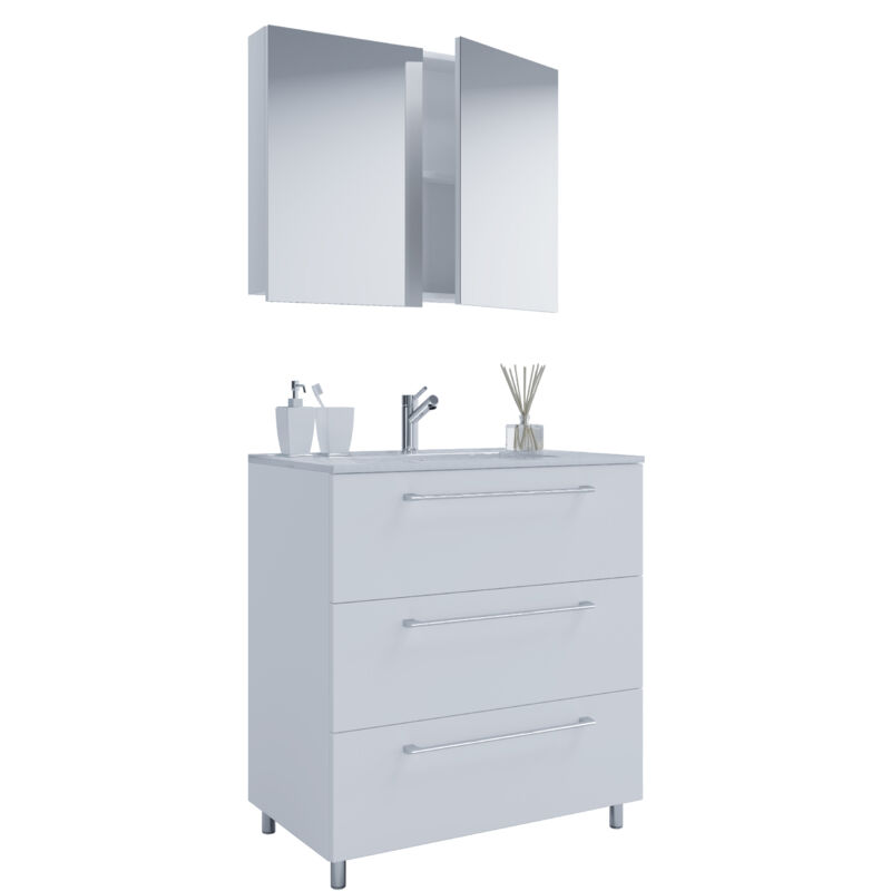 Ebuy24 - 3-tlg. Waschplatz Waschtisch Badinos Sp