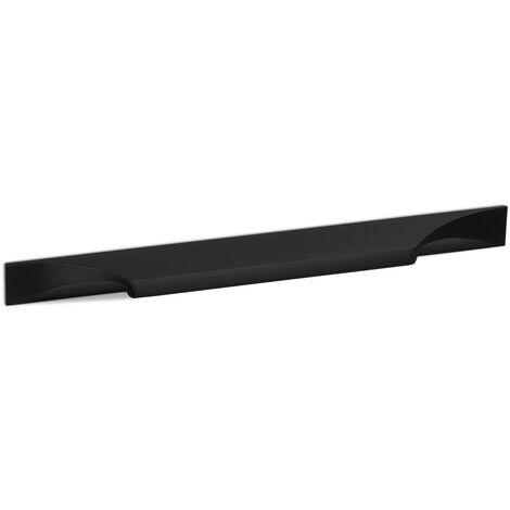 Schüco Möbelgriff CURL 264 mm schwarz eloxiert Schrankgriff Küchengriff BA 160 mm