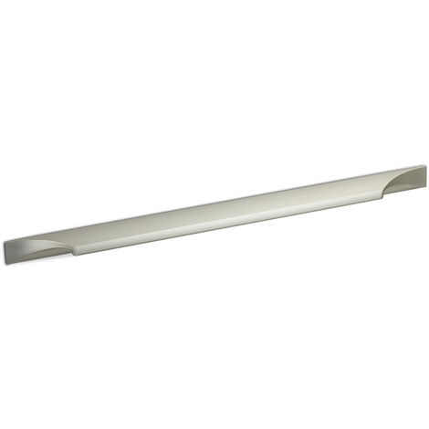 Schüco Möbelgriff CURL 424 mm Edelstahloptik eloxiert Griffleiste Schubladengriff BA 2 x 160 mm