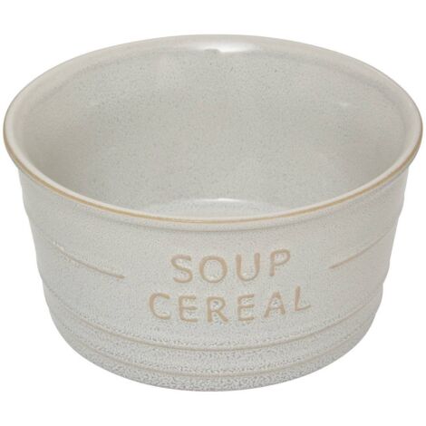 Schüssel Anmeldung Soup Cereal weiß 50cl - Atmosphera créateur d'intérieur