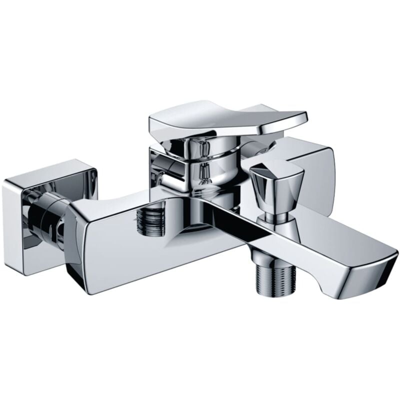 

Grifo mezclador de bañera STILO cromado - Plateado - Schütte