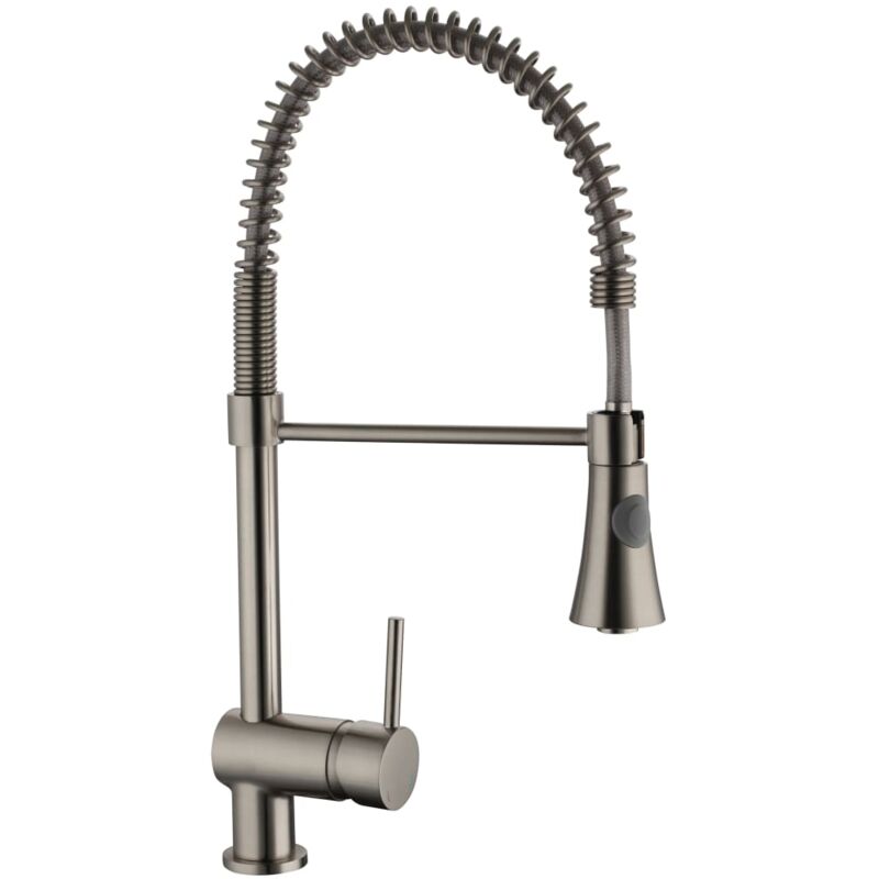 

Grifo mezclador de fregadero CORNWALL acero inoxidable - Plateado - Schütte