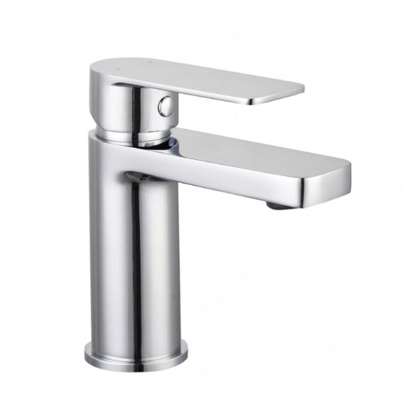 

Grifo mezclador de lavabo DOLPHIN cromado - Plateado - Schütte