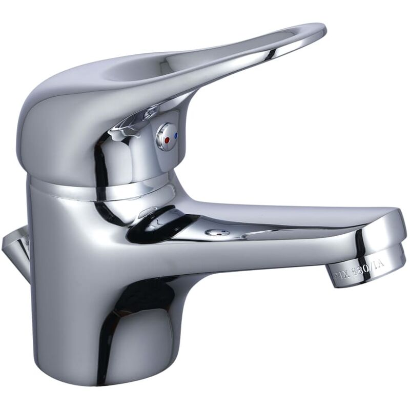 

Grifo mezclador de lavabo PORTO cromado - Plateado - Schütte