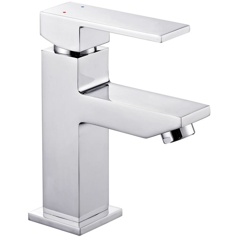

Grifo mezclador para lavabo TOKYO II cromado - Plateado - Schütte