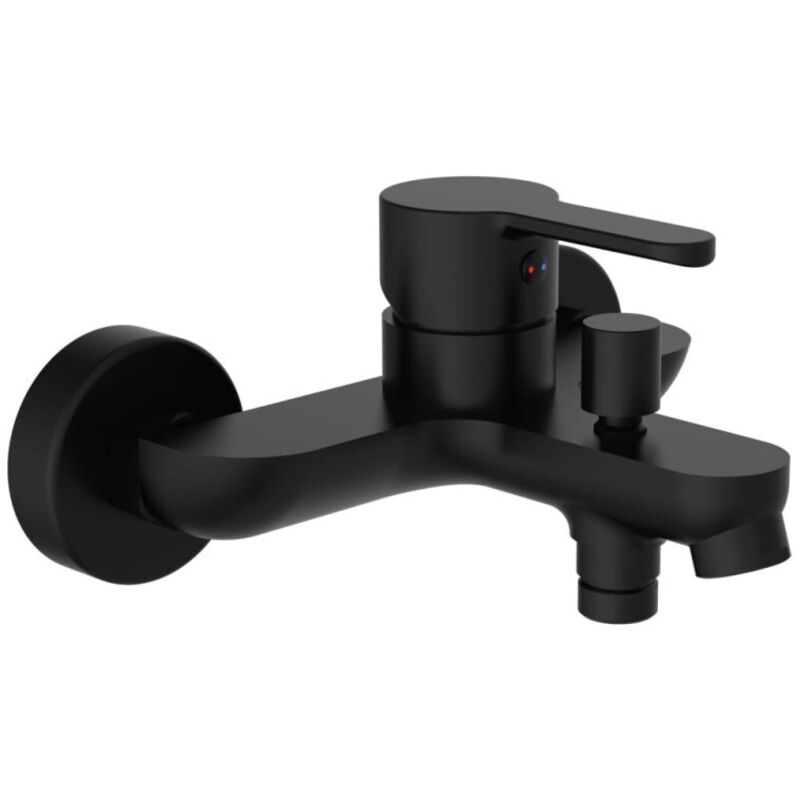 Mitigeur de baignoire denver noir mat Schütte