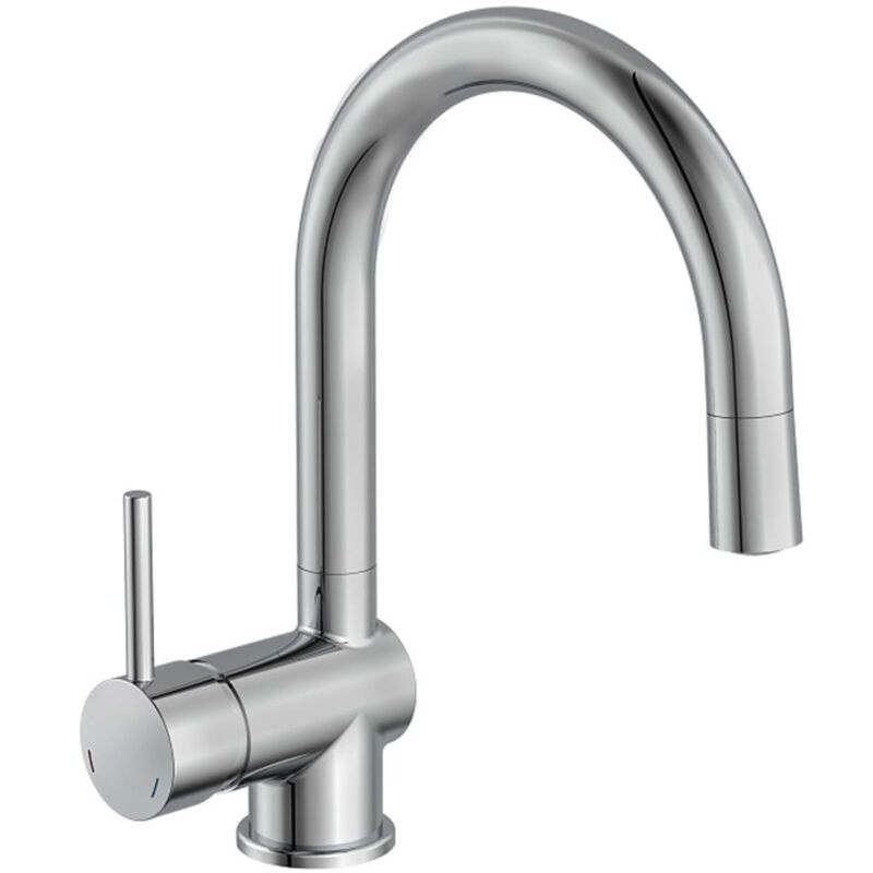 Mitigeur d'évier avec LED STELLA chrome SCHÜTTE