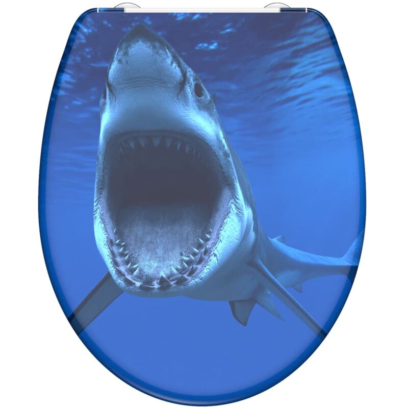 Schütte - Siège de toilette avec fermeture en douceur shark