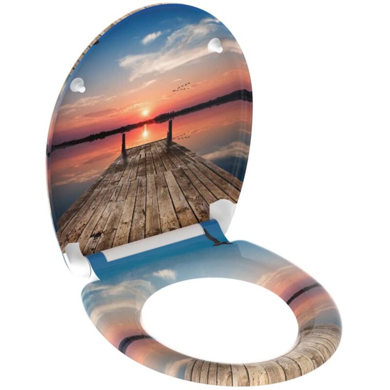 Schütte - Siège de toilette avec fermeture en douceur sunset sky