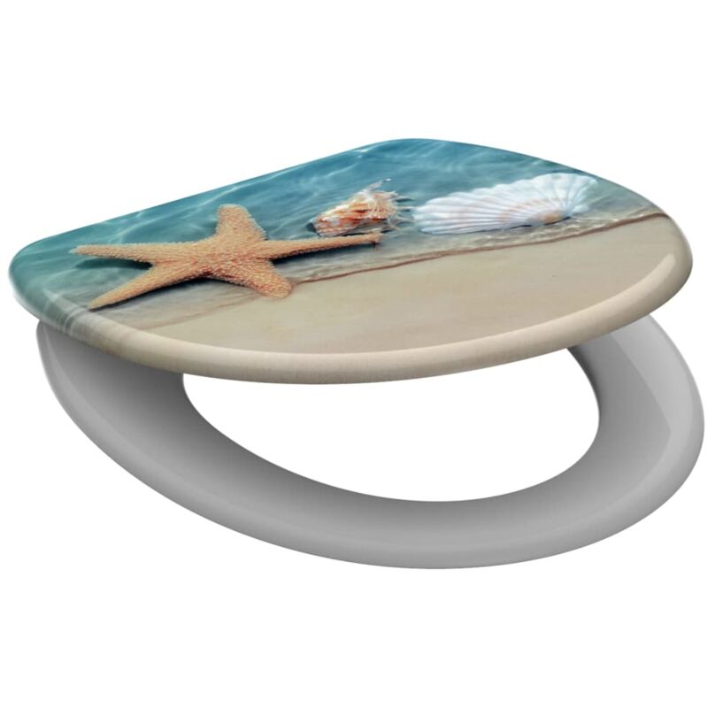 

SCHÜTTE Tapa de váter con cierre suave BEACH - Multicolor