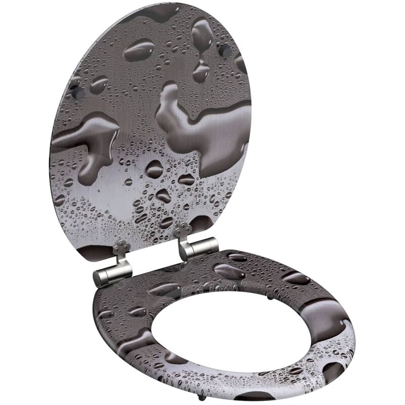 

Sch � Tte - SCHÜTTE Tapa de váter con cierre suave GREY STEEL - Multicolor