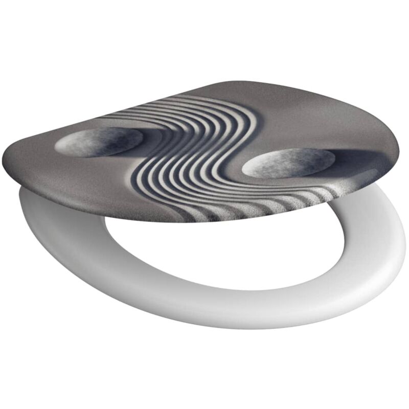

SCHÜTTE Tapa de váter con cierre suave YIN & YANG - Multicolor