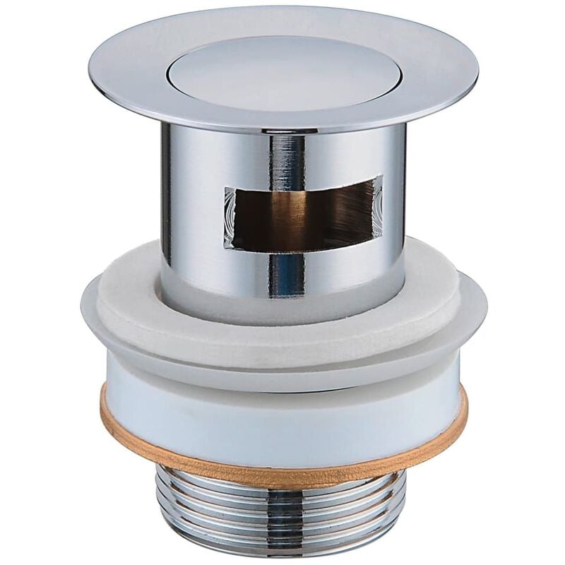 

SCHÜTTE Tapón de desagüe con desbordamiento Clic-Clac latón