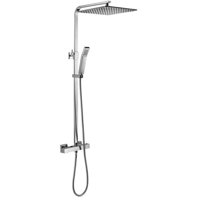 Thermostatic Dual Shower System sumba - Silver - Schütte