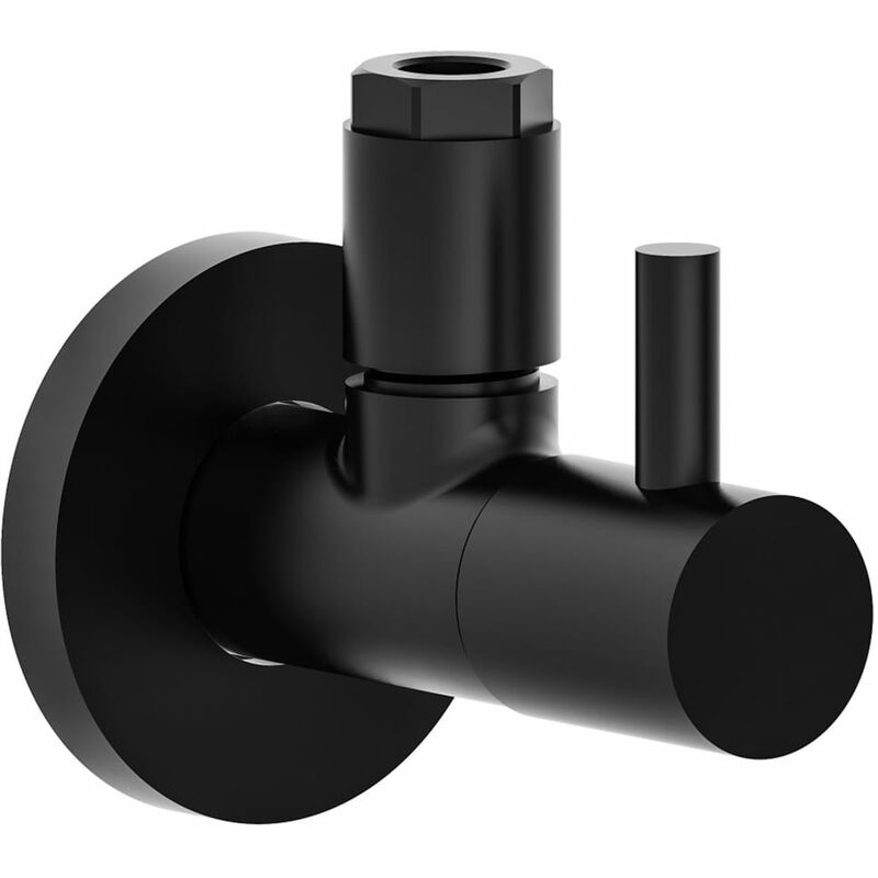 

Sch � Tte - SCHÜTTE Válvula de ángulo MS con roseta negro 10 mmQ
