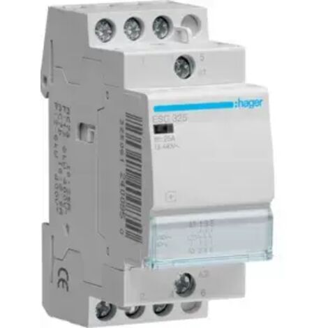 Schütz Hager 25A 3NA 230VAC ECO 2 Module ESC325