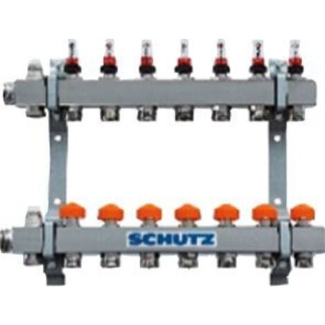 Schütz Heizkreisverteiler Typ Dynomatic Komfort 90-3 Edelstahl 8 HK Nr. 4037256 - 7738331501 von Buderus