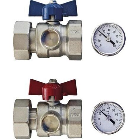Schütz Kugelhahnset Standard m.Th. vern.  - 7738306873 von Buderus