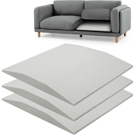 Schützendes und stützendes Schaumstoffkissen für Sofa, 50 x 50 x 5 cm, Sofa-Reparaturschaumstoff, Sofakissenstütze, hochdichter Ersatz für durchgesessene Sofas, Divane und Zweisitzer-Sessel (3)