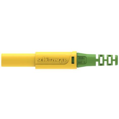Schützinger DI SFK 30 S Ni / OK / GNGE Spina della gabbia a molla di sicurezza Verde-Giallo 1 pz.