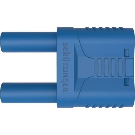 Schützinger SKURZ 6100 / 19-4 IG 2MB Ni / BL Spina di sicurezza cortocircuito Blu 1 pz.