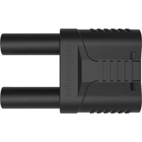 Schützinger SKURZ 6100 / 19-4 IG 2MB Ni / SW Spina di sicurezza cortocircuito Nero 1 pz.