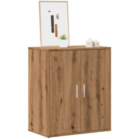Schuhregal Artisan-Eiche 60x35x70 cm Holzwerkstoff vidaXL448560