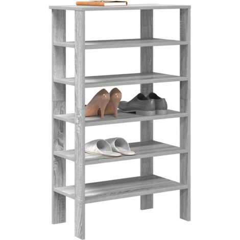 Schuhregal Grau Sonoma 61x32x105 cm Holzwerkstoff vidaXL294984