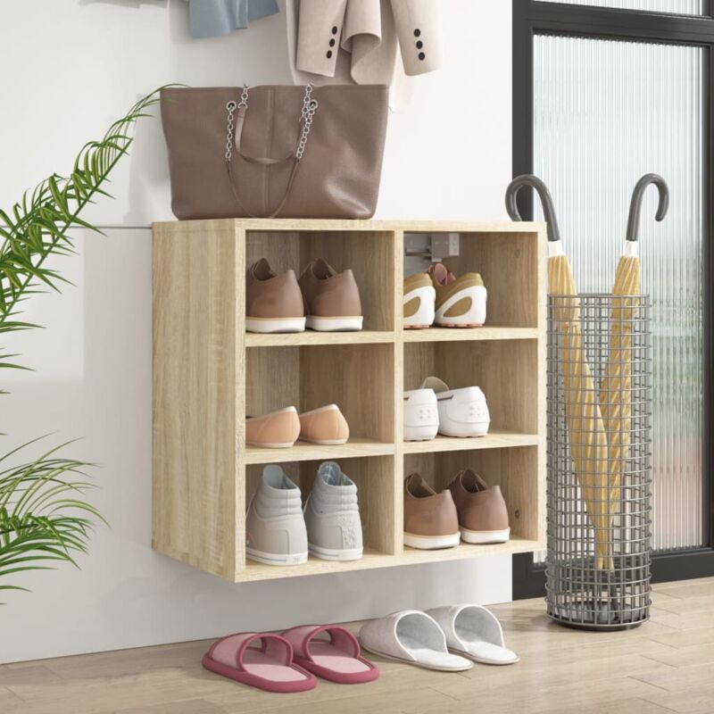 Schuhregal Sonoma-eiche 52, 5x30x50 Cm Vidaxl