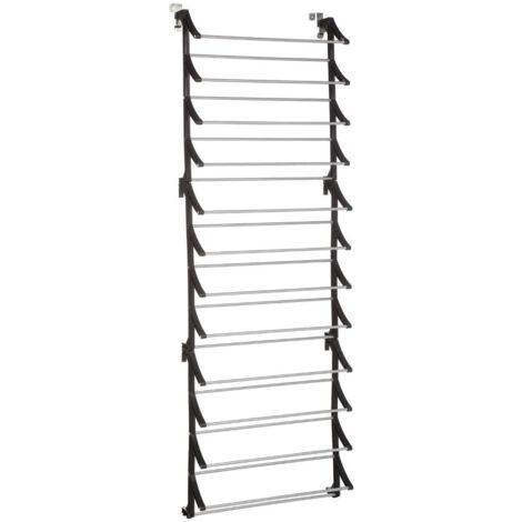 Schuhregal, Organizer an der Tür aufgehängt, 183 x 63 x 20 cm