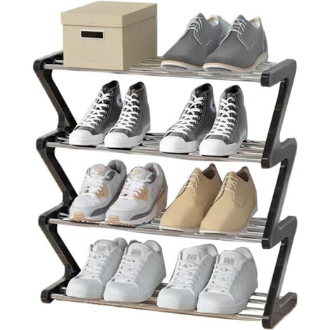 Schuhregal Schuhständern, Schuhschrank 3-4 Ablagen für Schrankeingang