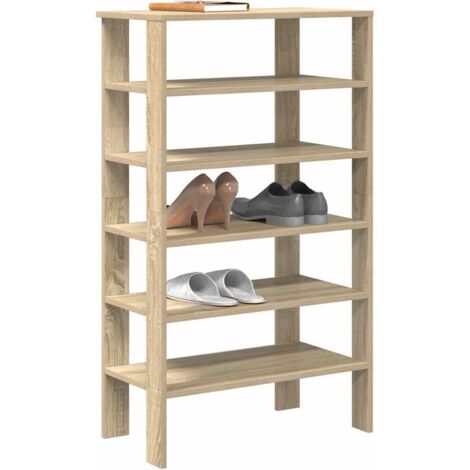 Schuhregal Sonoma-Eiche 61x32x105 cm Holzwerkstoff vidaXL