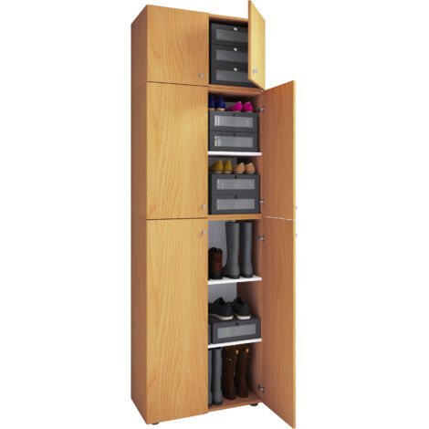 Schuhschrank Kleiderschrank Lona 5f A