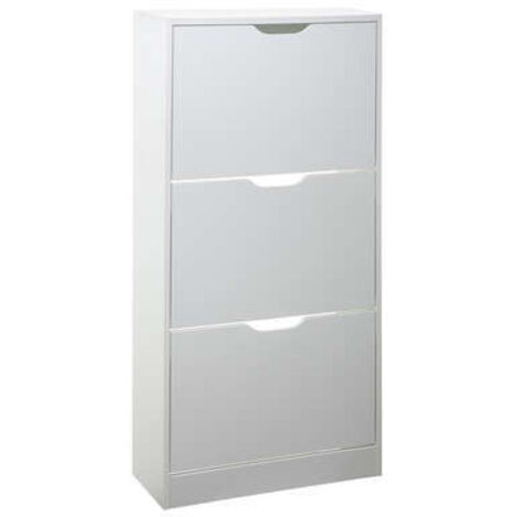 Schuhschrank mit 3 schubladen weiß - 5five