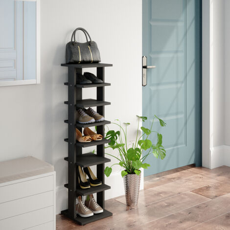 Schuhschrank Sara, Anthrazit, 26.7 x 110 cm, Vicco