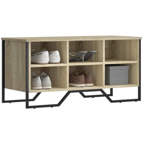 Schuhschrank Sonoma-Eiche 90x38x45,5 cm