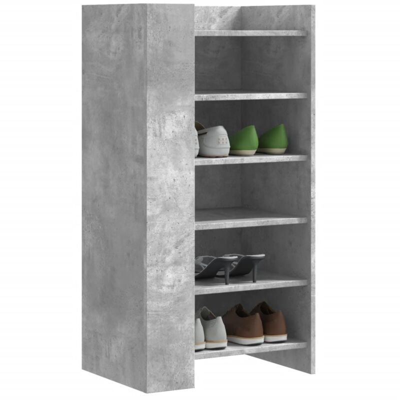Schuhschrank Betongrau 52x37, 5x100 Cm Holzwerkstoff Vidaxl