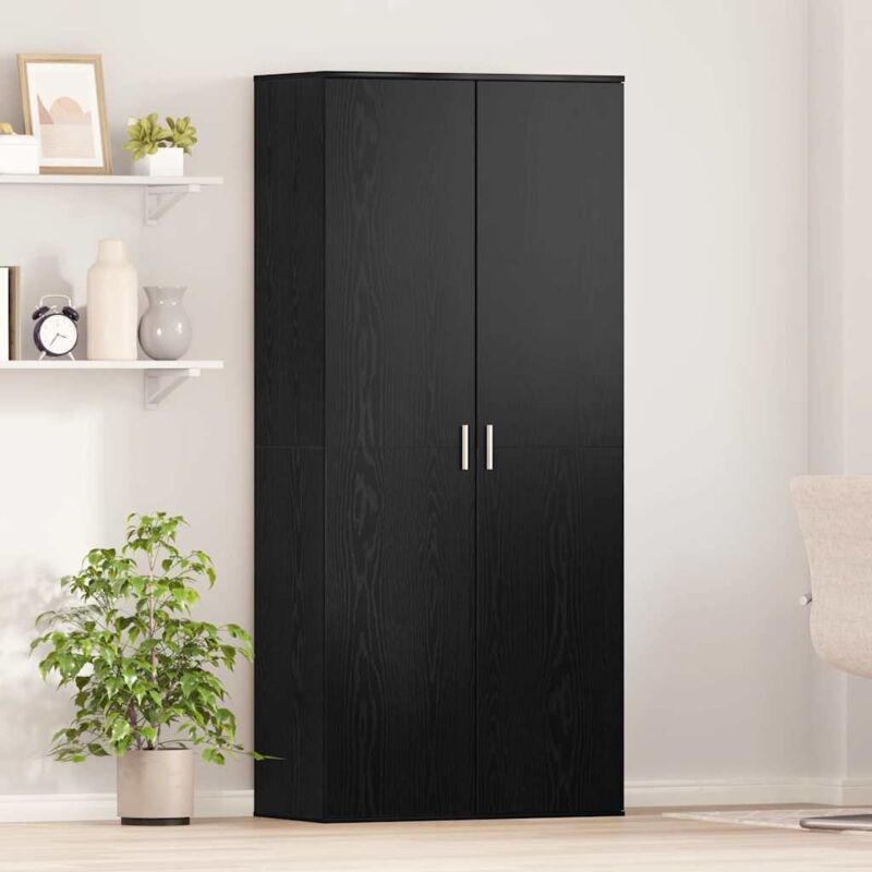 Vidaxl - Hochschrank Schwarze Eiche 80 X 39 X 178 Cm Holzwerkstoff