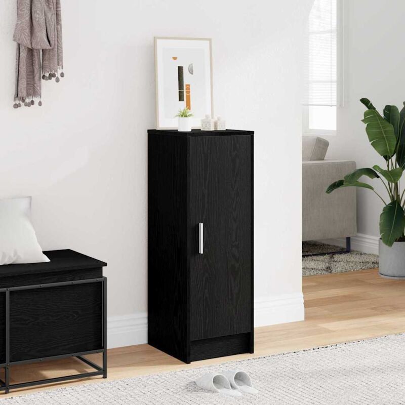 Vidaxl - Schuhschrank Schwarze Eiche 32 X 35 X 92 Cm Holzwerkstoff