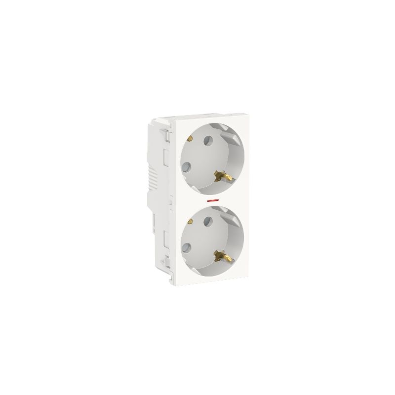 

Schuko doble con piloto Polar SCHNEIDER ELECTRIC NU306718AS