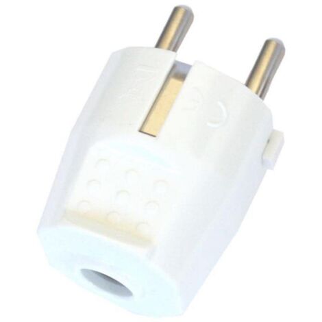Schuko Electric Network Plug Macho 16A Blanco