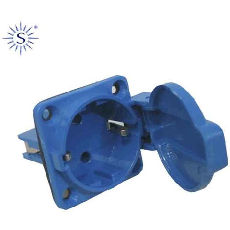 Schuko incasso base 2 p + t 16a